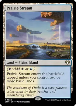 MTG Prairie Stream ** Commander Masters ** English (NM) - Image 1