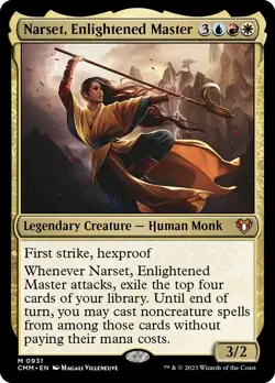 MTG Narset, Enlightened Master ** Commander Masters ** English (NM) - Image 1