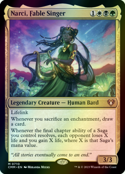 MTG Narci, Fable Singer Foil ** Commander Masters ** English (NM) - Image 3