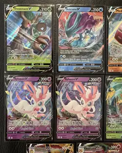 Pokemon TCG Sun & Moon Evolving Skies V & VMAX Card Lot of 14 NM/M - Image 2