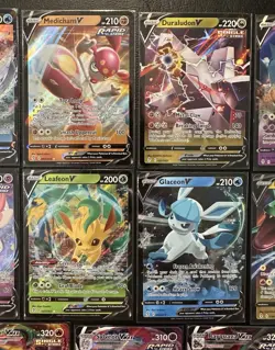 Pokemon TCG Sun & Moon Evolving Skies V & VMAX Card Lot of 14 NM/M - Image 3
