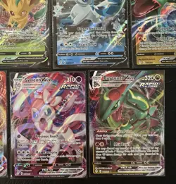 Pokemon TCG Sun & Moon Evolving Skies V & VMAX Card Lot of 14 NM/M - Image 6