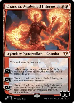 MTG Chandra, Awakened Inferno ** Commander Masters ** English (NM) - Image 1