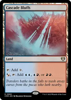 MTG Cascade Bluffs ** Commander Masters ** English (NM) - Image 3