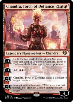 MTG Chandra, Torch of Defiance ** Commander Masters ** English (NM) - Image 3