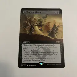 Will of the Abzan (Extended Art) Commander: Tarkir: Dragonstorm Regular NM - Image 1