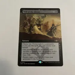 Will of the Abzan (Extended Art) Commander: Tarkir: Dragonstorm Regular NM - Image 3
