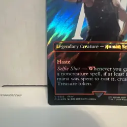Prompto Argentum Borderless Surge Foil MTG: Final Fantasy English NM - Image 4