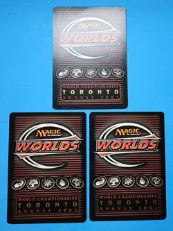 3x Duress World Championships 2001 Toronto Mtg Magic Card Sorcery 131 - Image 4