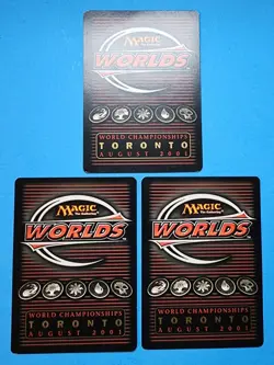 3x Duress World Championships 2001 Toronto Mtg Magic Card Sorcery 131 - Image 8