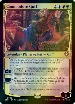 MTG Commodore Guff Foil ** Commander Masters ** English (NM) - Image 1