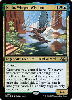 Nadu, Winged Wisdom - MH3 - NM - MTG - Image 3