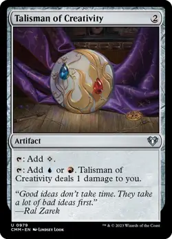 MTG Talisman of Creativity ** Commander Masters ** English (NM) - Image 1