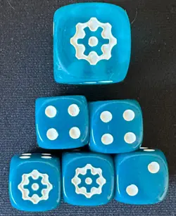 Pokemon TCG - XY Steam Siege DICE - 6 Dice from Elite Trainer Box D6 - Image 1