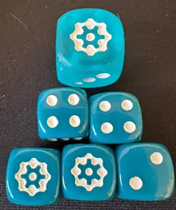 Pokemon TCG - XY Steam Siege DICE - 6 Dice from Elite Trainer Box D6 - Image 2