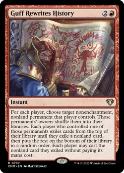 MTG Guff Rewrites History ** Commander Masters ** English (NM) - Image 1