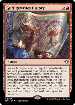 MTG Guff Rewrites History ** Commander Masters ** English (NM) - Image 3