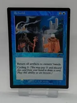 Rebuild, *Foil*,  Urza's Legacy, English, 1999, LP+ - Image 2
