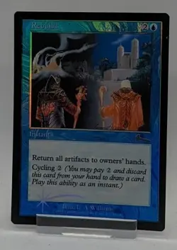 Rebuild, *Foil*,  Urza's Legacy, English, 1999, LP+ - Image 5