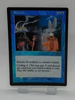Rebuild, *Foil*,  Urza's Legacy, English, 1999, LP+ - Image 6