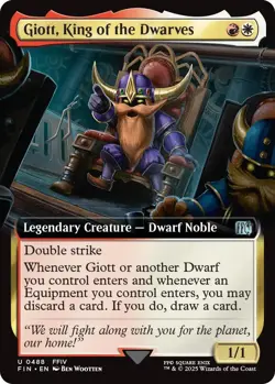 Giott, King of the Dwarves (Extended Art) Final Fantasy Foil - Image 1