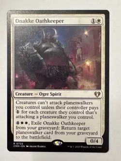 x1 Onakke Oathkeeper R MTG Commander Masters M/NM, English - Image 2