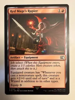 Red Mage's Rapier - 0152 - Final Fantasy - MTG - NM/M - Image 2