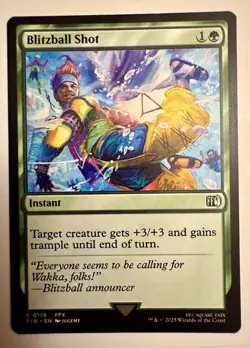 MTG - Blitzball Shot - Final Fantasy FIN - 0176 - EN - NM - Image 1