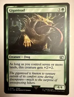 x1 Gigantoad FIN Final Fantasy MTG 187 M/NM 1x - Image 1