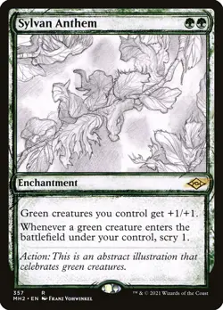 1x Sylvan Anthem (Showcase) - NM - See Pic for Set - SPARROW MAGIC - Image 2