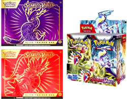 Scarlet and Violet Base Set 1 Booster Box & 1 ETB  Pokemon - Image 2
