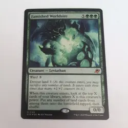 Famished Worldsire #182 NM Foil Edge Of Eternities  - In hand! - Image 1