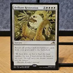 MTG Brilliant Restoration Kamigawa Neon Dynasty Regular Rare #7 NM Fresh Pull - Image 1