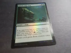 Baloth Cage Trap x1 FOIL MTG Modern Horizons Green Uncommon Instant NM - Image 1