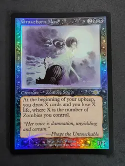 MTG  -  Graveborn Muse  - Legions ✨ FOIL ✨ - LP - Image 3