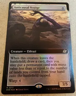Anticausal Vestige #317 Foil (Extended Art) Edge of Eternities - Mtg - Image 2