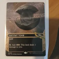 MTG BORDERLESS ANCIENT TOMB NON-FOIL EDGE OF ETERNITIES FREE SHIPPING!!! - Image 1