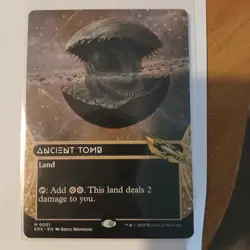 MTG BORDERLESS ANCIENT TOMB NON-FOIL EDGE OF ETERNITIES FREE SHIPPING!!! - Image 6