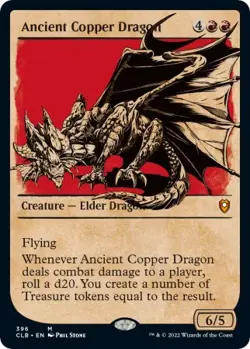 Ancient Copper Dragon (Showcase) Commander Legends: Battle for Baldur's Gate Regular - Image 1