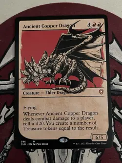 Ancient Copper Dragon (Showcase) Commander Legends: Battle for Baldur's Gate Regular - Image 2