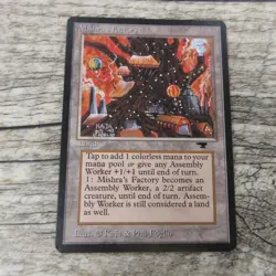 Magic The Gathering MTG Mishra's Factory Fall Antiquities LP Excellent Ungraded - Image 1