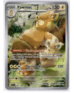 Pawmot - 209/198 Scarlet & Violet Base Set Illustration Rare - NM - POKEMON TCG - Image 1