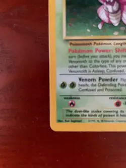 Pokemon Venomoth Foil SINGLE USED EXCELLENT CONDITION SEE PHOTOS - Image 5
