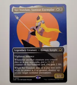 Syr Vondam, Sunstar Exemplar BORDERLESS - NM Rare - Edge of Eternities MTG - 302 - Image 1