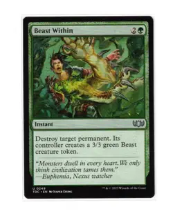 MTG - NM - Beast Within - Commander: Tarkir: Dragonstorm 249 - Image 1