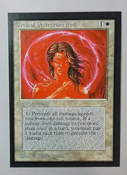Circle of Protection: Red x (1) MTG - Collectors' Edition (CE) - EX/NM - Image 1