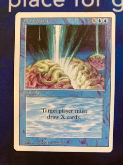 MTG Braingeyser Revised Played Magic the Gathering - Image 1