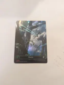 Forest (0266) (Borderless) *FOIL* Edge of Eternities NM MTG - Image 1