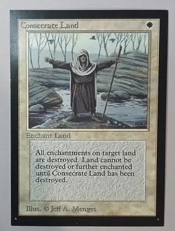 Consecrate Land x (1) MTG - Collectors' Edition (CE) - EX/NM - Image 1