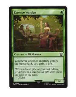 MTG - NM - Essence Warden - Lord of the Rings: Tales of Middle-Earth 242 - Image 1